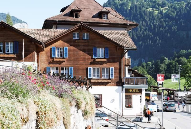 Ferienwohnung Bahnhöfli Lauterbrunnen Exterior foto