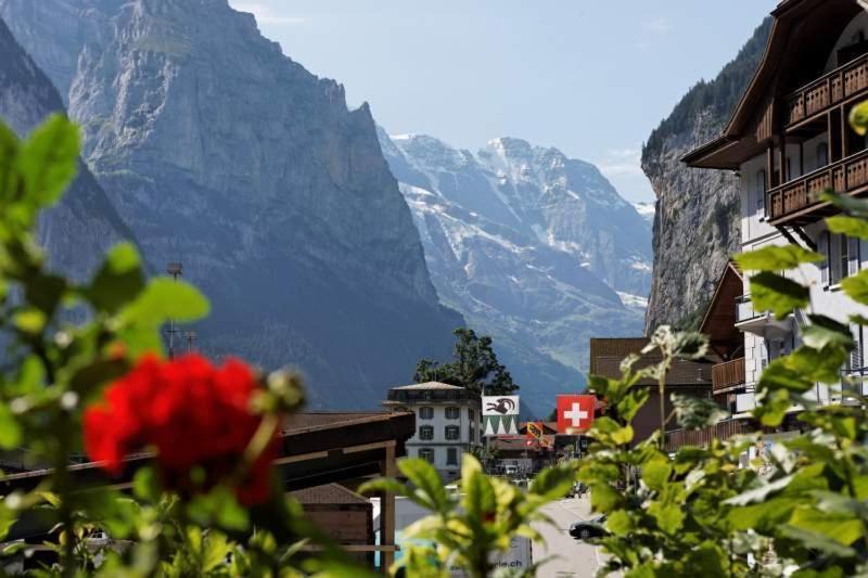 Ferienwohnung Bahnhöfli Lauterbrunnen Exterior foto